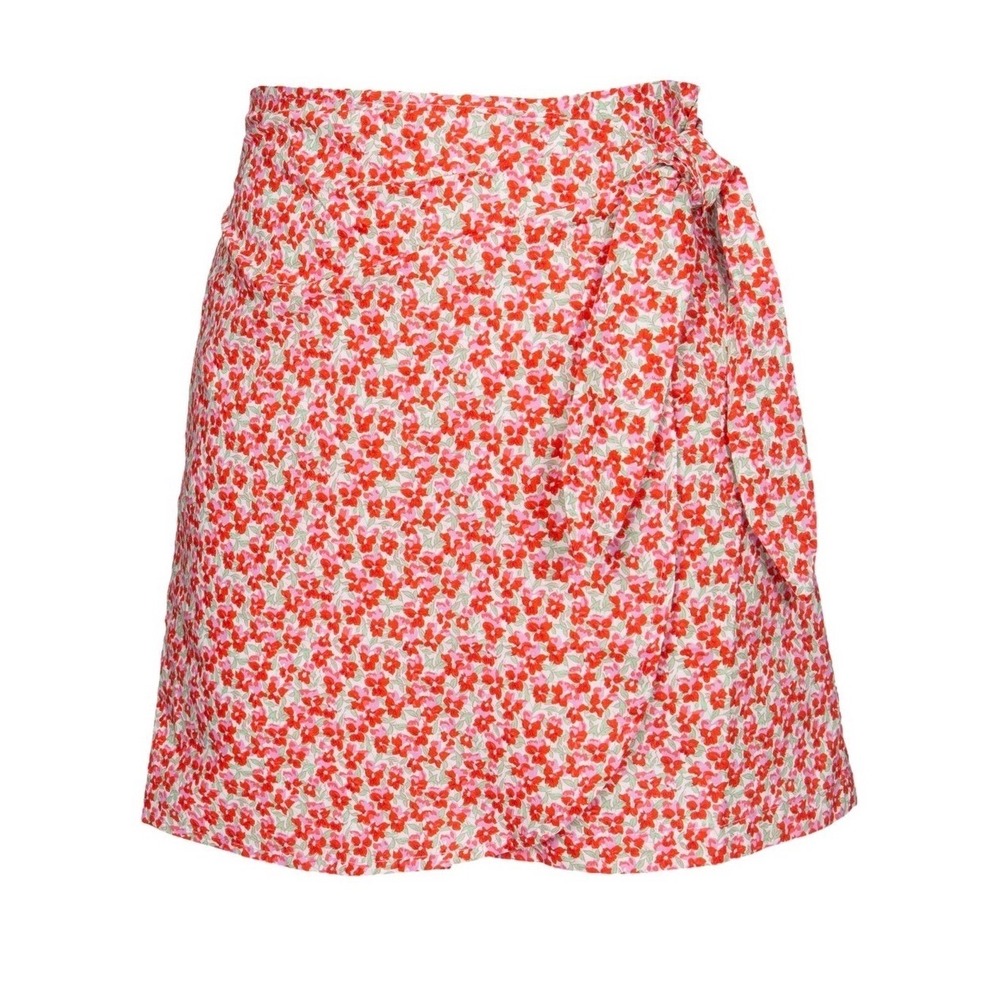 Frnch Paris Rita Floral Skort Women S Red Cottagecore Romantic Feminine Dainty
